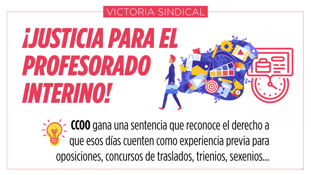 CCOO gana sentencia vacaciones no disfrutadas