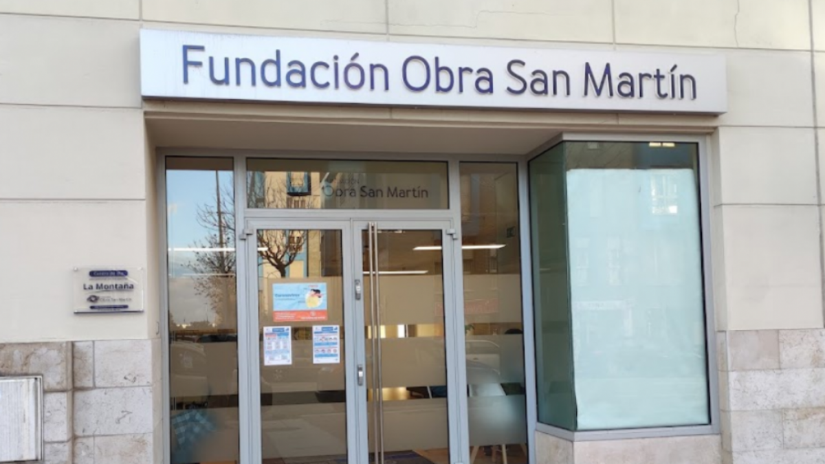 Uno de los locales de la Fundación Obra San Martín