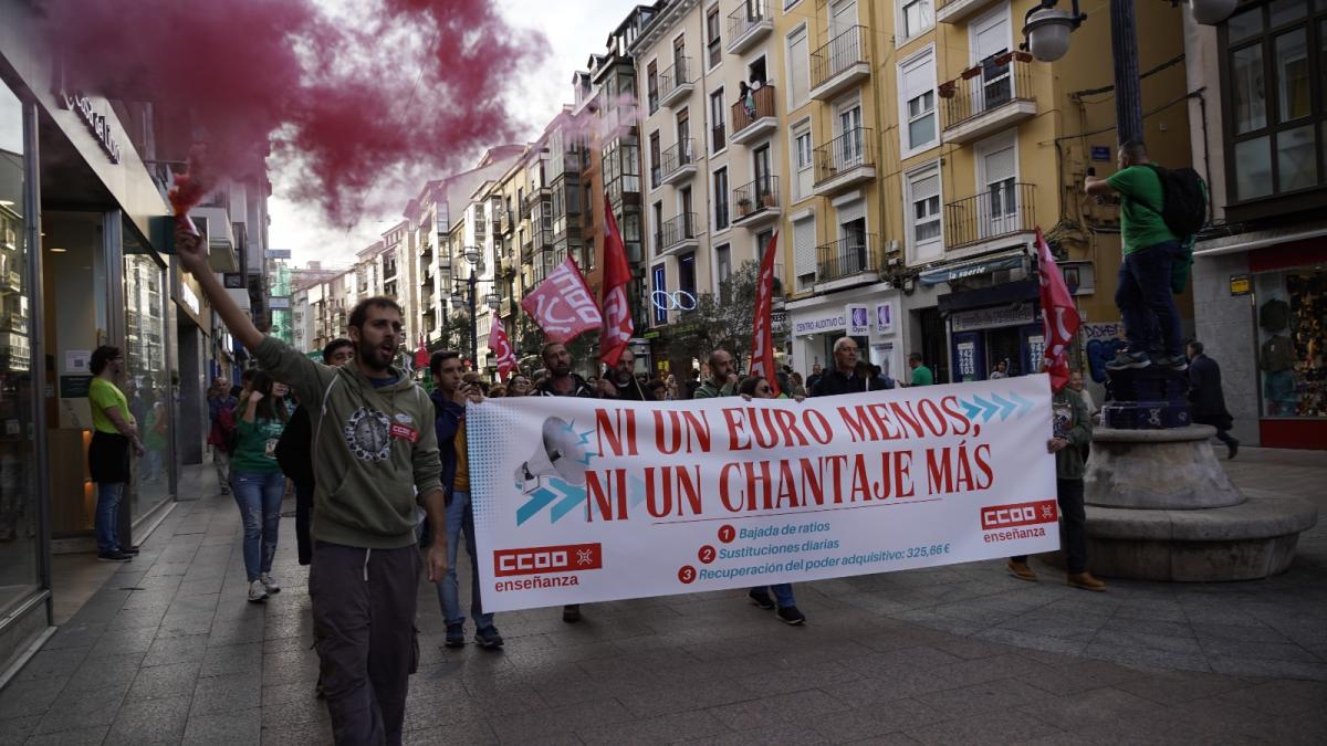 Manifestación en Santander