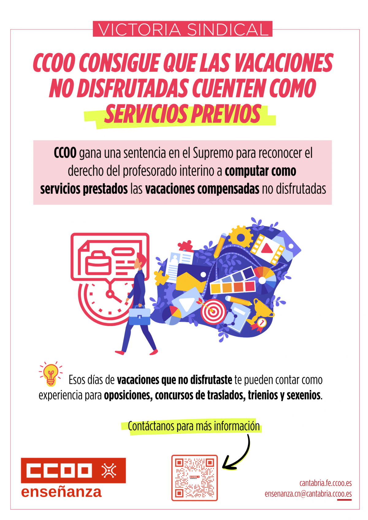 Servicios previos vacaciones