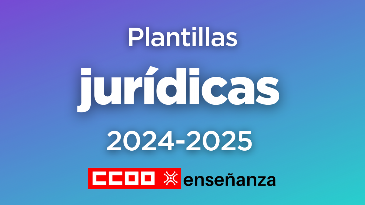 Plantillas jurdicas 2024-2025