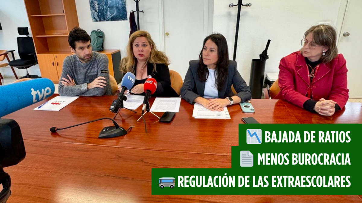 Rueda de prensa JdP: ratios, burocracia y extraescolares 24-4-26