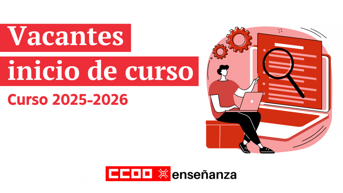 vacantes inicio de curso 2025-2026