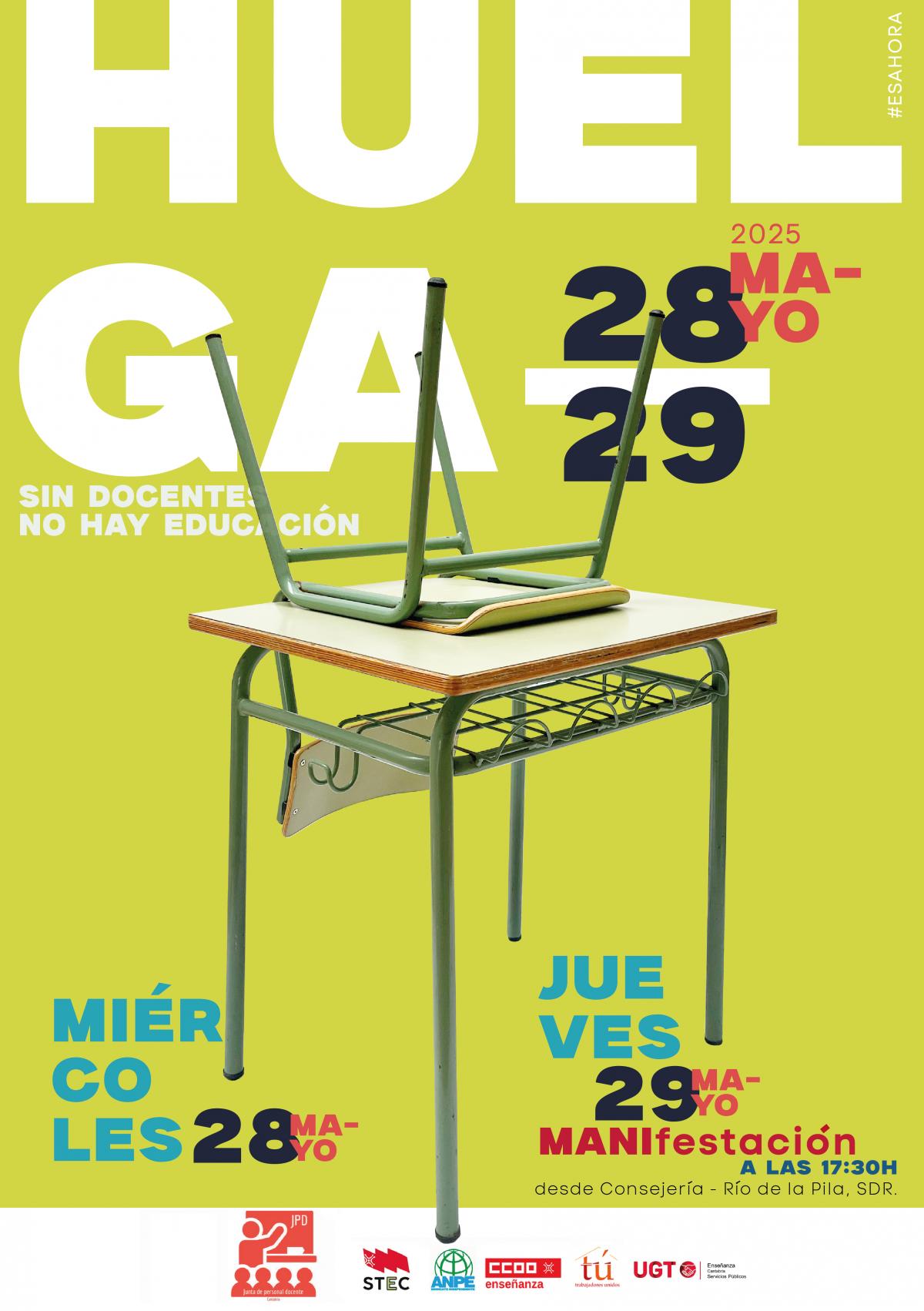 Huelga 28 y 29 mayo