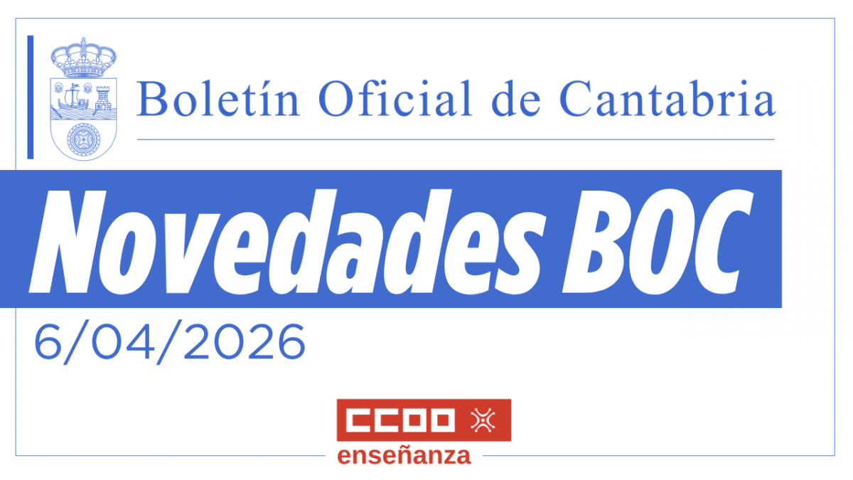 Novedades BOC 6 de abril