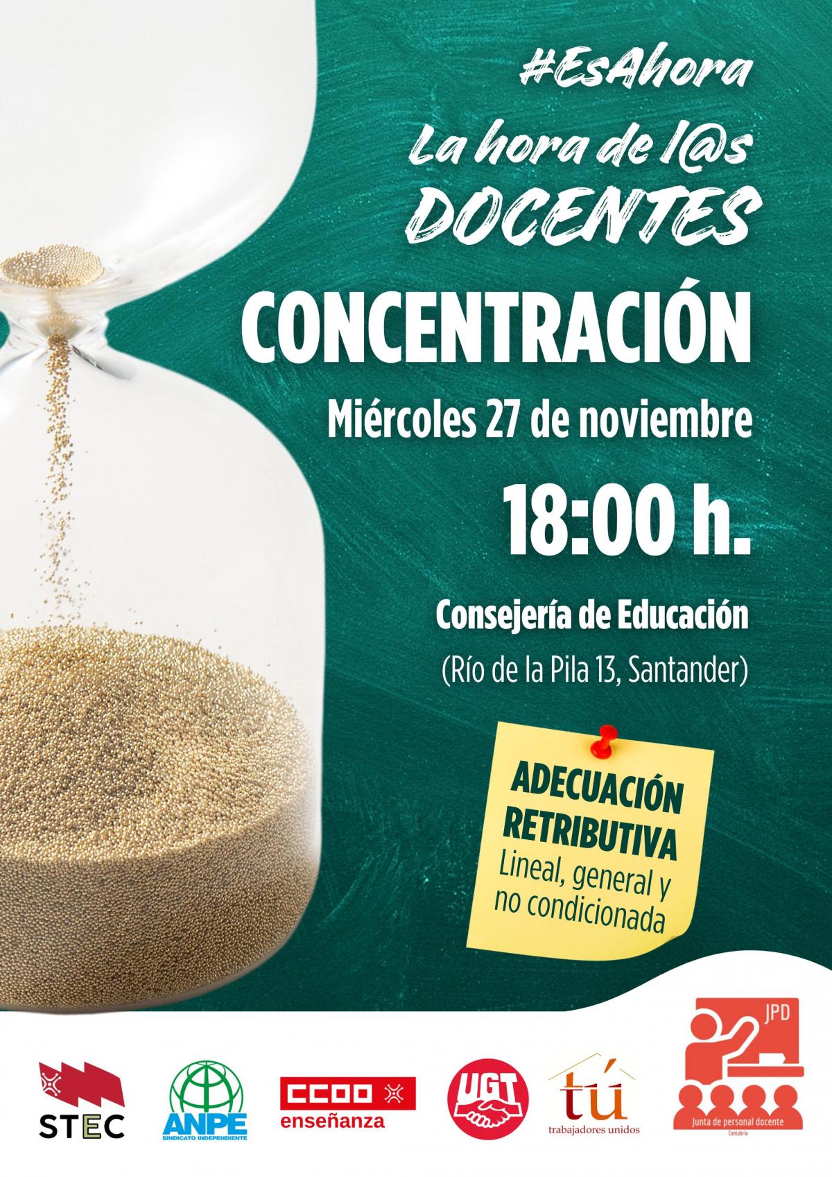 Concentracin 27N por la adecuacin retributiva