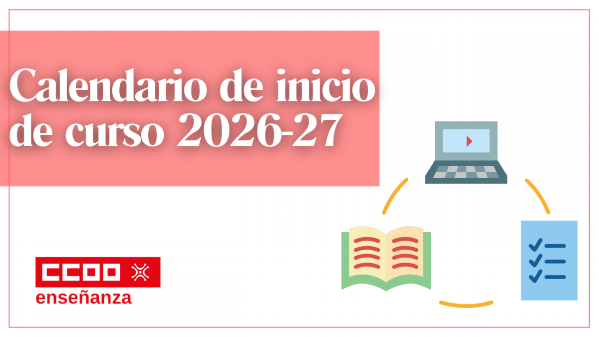Calendario inicio curso 26-27