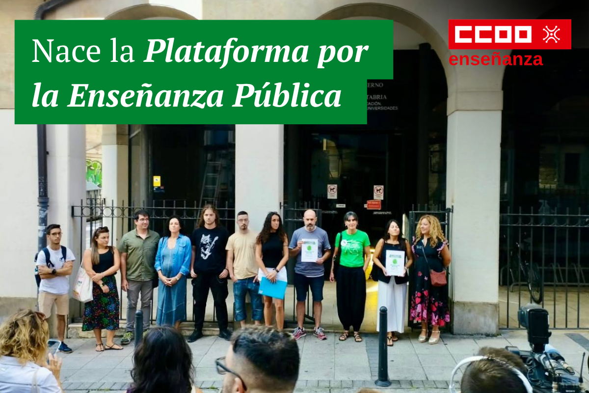 Presentación de la Plataforma por la Enseñanza Pública